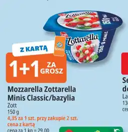 E.Leclerc Mozzarella Zottarella Minis Classic Zott oferta