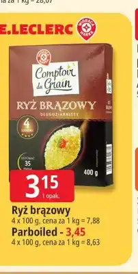 E.Leclerc Ryż parboiled 4-pak Comptoir du Grain oferta