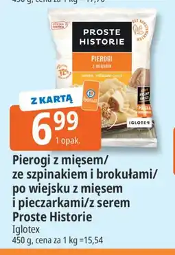 E.Leclerc Pierogi z mięsem Proste Historie oferta