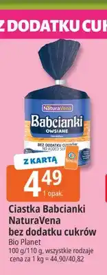 E.Leclerc Ciastka Babcianki bez dodatku cukrów NaturaVena oferta