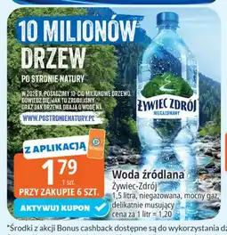 E.Leclerc Woda źródlana niegazowana Żywiec-Zdrój oferta