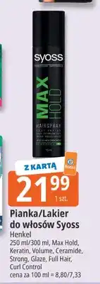 E.Leclerc Pianka do włosów Syoss oferta