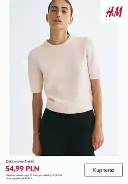 H&M Dzianinowy T-shirt H & M oferta