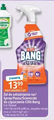 E.Leclerc Żel do udrażniania rur/Spray/Pasta/Ściereczki do czyszczenie Cillit Bang oferta