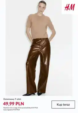 H&M Dzianinowy T-shirt H & M oferta
