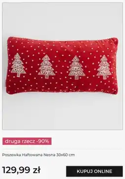 Home&You Poszewka haftowana Nesna 30x60 cm Home & you oferta