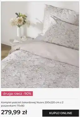 Home&You Komplet pościeli żakardowej Nuoro 200x220 cm z 2 poszewkami 70x80 home & you oferta