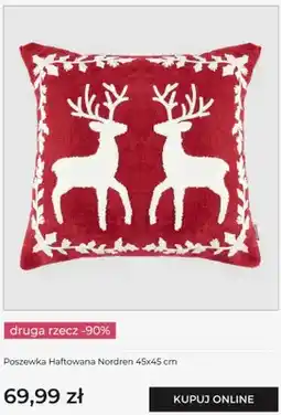 Home&You Poszewka haftowana Nordren 45x45 cm home & you oferta