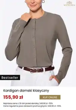 Wittchen Kardigan damski klasyczny Wittchen oferta