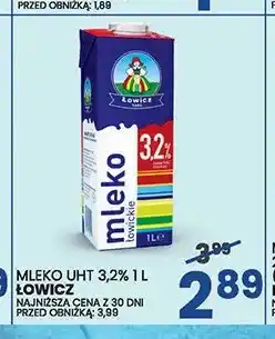 Wafelek Mleko UHT 1 l Łowicz 3,2% oferta