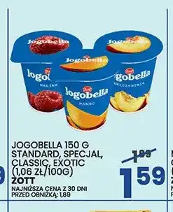 Wafelek Jogurt Jogobella 150 g Zott oferta