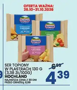 Wafelek Ser topiony w plastrach 130 g Hochland oferta