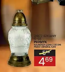Wafelek Znicz szklany S-98 Płomyk oferta