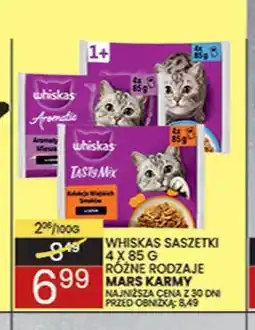 Wafelek Karma dla kotów saszetki Whiskas 4-pak oferta
