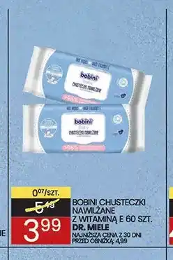 Wafelek Chusteczki nawilżane z witaminą E Bobini oferta