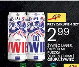 Wafelek Piwo Żywiec lager oferta