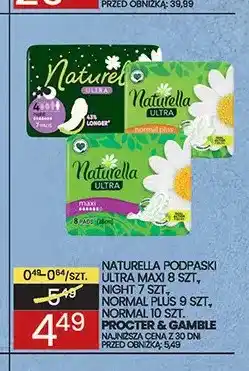 Wafelek Podpaski Naturella Ultra Maxi oferta