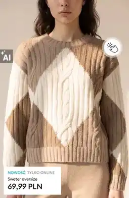 Sinsay Sweter oversize oferta