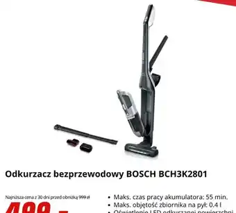 Odkurzacz bezprzewodowy Bosch BCH3K2801