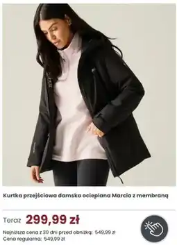 Regatta Kurtka przejściowa damska ocieplana Marcia z membraną Regatta oferta