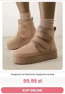 Renee Śniegowce na platformie z zapięciem na rzep reneé oferta