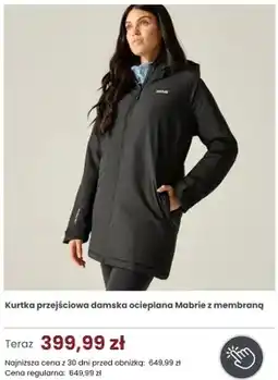 Regatta Kurtka przejściowa damska ocieplana Mabrie z membraną Regatta oferta