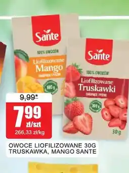 Bingo Owoce liofilizowane truskawka Sante oferta
