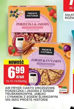 Bingo Air Fryer ciasto drożdżowe porzeczka & jagoda z sosem truskawkowym Proste Historie oferta