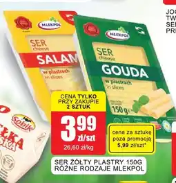 Bingo Ser żółty w plastrach Mlekpol oferta