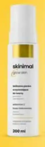 Drogerie Natura Skinimal glow skin delikatnie oczyszczająca pianka do twarzy oferta