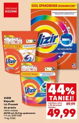 Kaufland Kapsułki do prania Vizir oferta