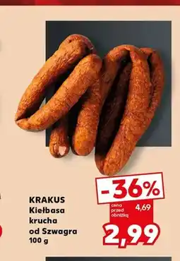 Kaufland Kiełbasa krucha od Szwagra Krakus oferta