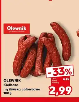 Kaufland Kiełbasa myśliwska Olewnik oferta