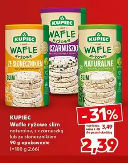 Kaufland Wafle ryżowe slim naturalne Kupiec oferta