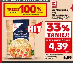 Kaufland Ser mozzarella tarty K-Classic oferta
