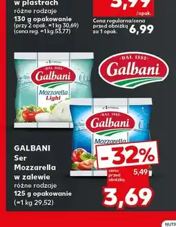 Kaufland Ser mozzarella w zalewie Galbani oferta