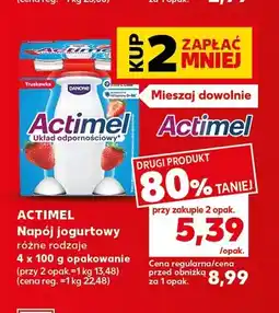 Kaufland Napój jogurtowy Actimel 4-pak oferta