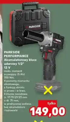 Kaufland Akumulatorowy klucz udarowy 1/2 Parkside Performance oferta