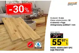 Merkury Market Panel Winylowy SPC Dąb Preston oferta