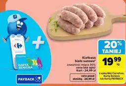 Carrefour Kiełbasa biała surowa oferta