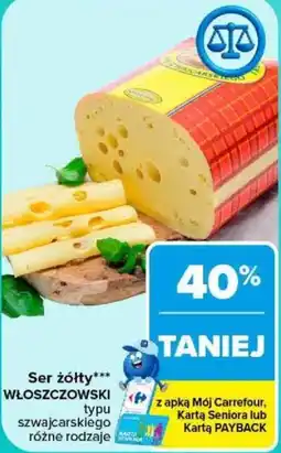 Carrefour Ser żółty Włoszczowski oferta