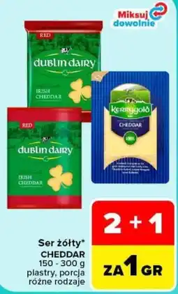 Carrefour Ser żółty* CHEDDAR oferta
