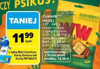 Carrefour Cukierki wedel oferta