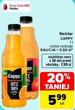 Carrefour Nektar Cappy oferta