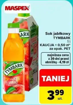 Carrefour Sok jabłkowy Tymbark oferta