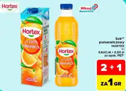 Carrefour Sok pomarańczowy Hortex oferta
