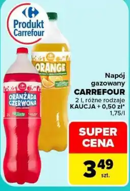 Carrefour Napój gazowany CARREFOUR oferta