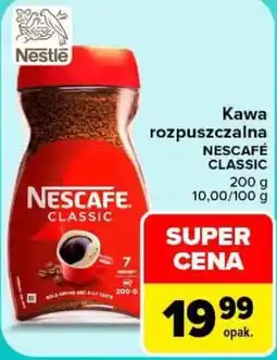 Carrefour Kawa rozpuszczalna NESCAFE CLASSIC oferta
