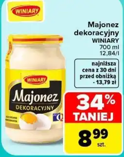 Carrefour Majonez Dekoracyjny Winiary oferta