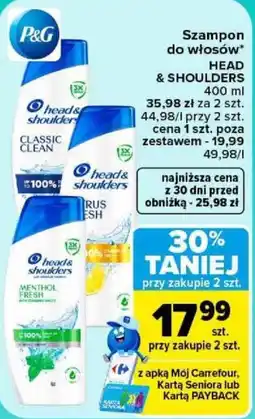 Carrefour Szampon do włosów Head & Shoulders oferta